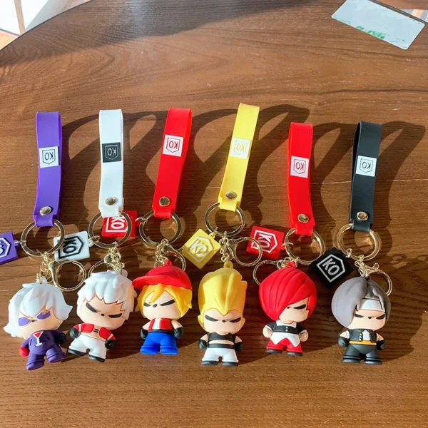 KOF King of Fighters Cartoon Creative Cute Keychains