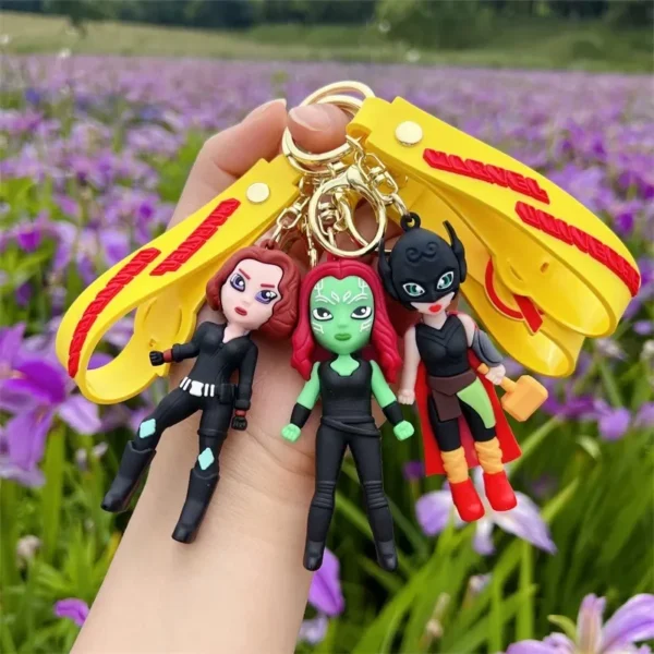 Disney Marvel Anime Keychains: Unique Gamora, She-Hulk Designs