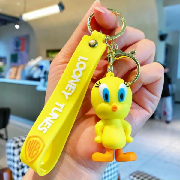 Disney Bugs Bunny Keychains - Cute Animal Humanoid Doll Design