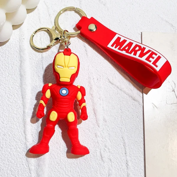 Disney Marvel Keychains - Iron Man, Spider Man