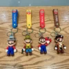 Super Mario Bros Keychains Classic Cartoon Figurine Doll Keychains