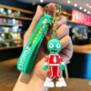 Plants Vs. Zombies Keychain Cartoon Silicone Bag Pendant Toy