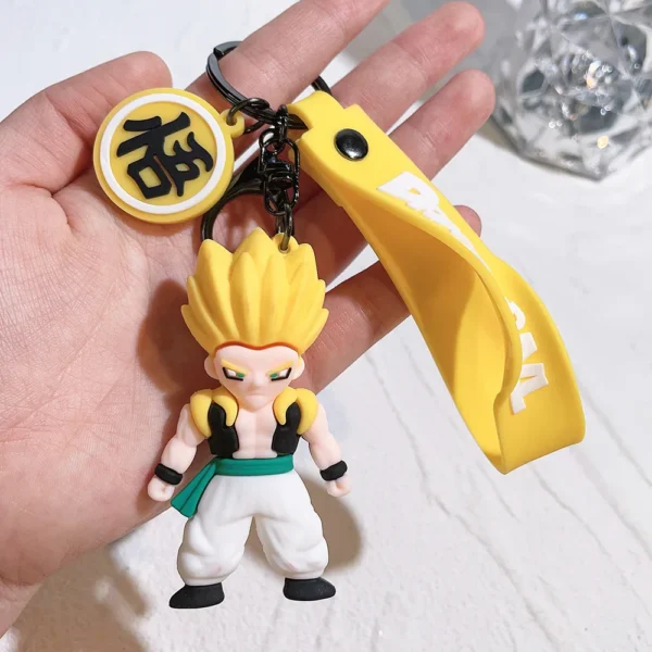 Dragon Ball Z Keychains - 7cm Goku, Gogeta Super Saiyan Four