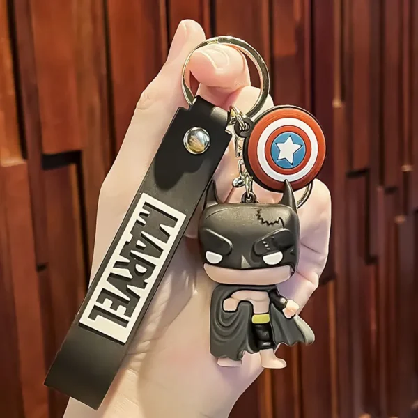 DC Hero Avengers Batman Keychains - Cartoon Anime, Trendy Cool