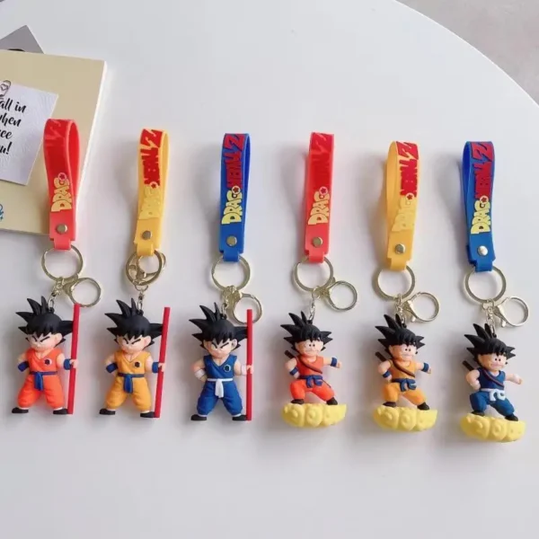 Dragon Ball Son Goku Keychains - Cute Anime, Schoolbag Pendant