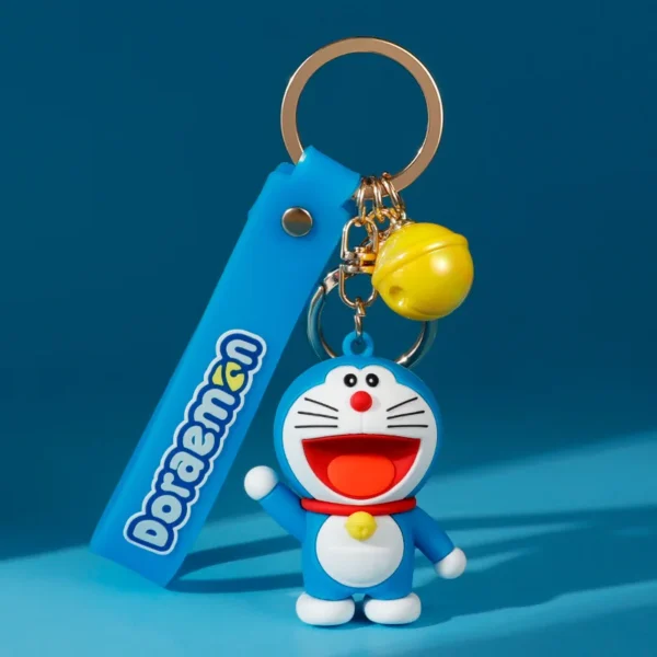 Doraemon Cartoon Anime Keychains Cute Doll PVC 11CM