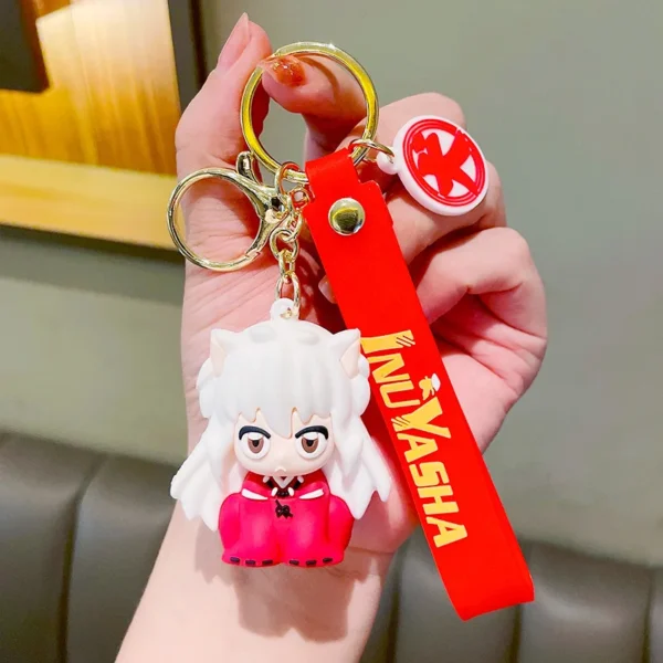 Inuyasha Animation Keychains Kagome Kikyō Doll Car Bookbag Pendants