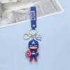 Disney Marvel Avengers Keychains - Creative Spiderman & Captain America Car, Bag Accessories