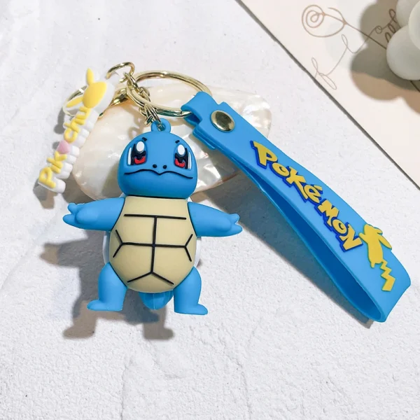 Pokemon Keychains - Pikachu Action Figure, Kawaii Cartoon Charmander Doll