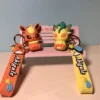 Cartoon Anime Pokemon Keychains - Vaporeon, Eevee, Jolteon, Flareon, 4cm Toys