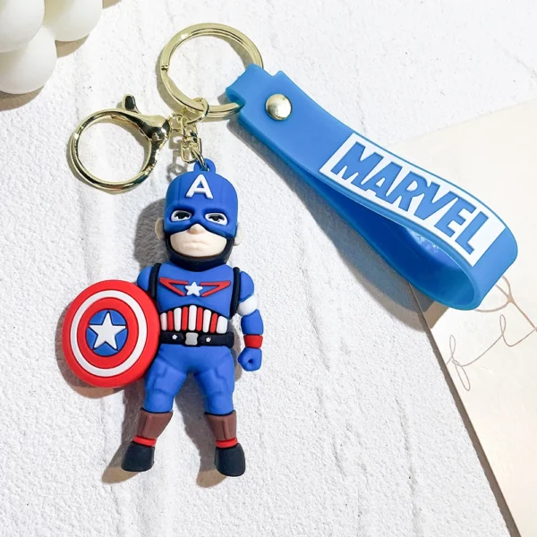 Disney Marvel Keychains - Iron Man, Spider Man