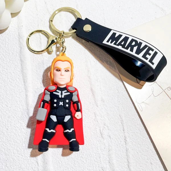 Disney Marvel Keychains - Iron Man, Spider Man