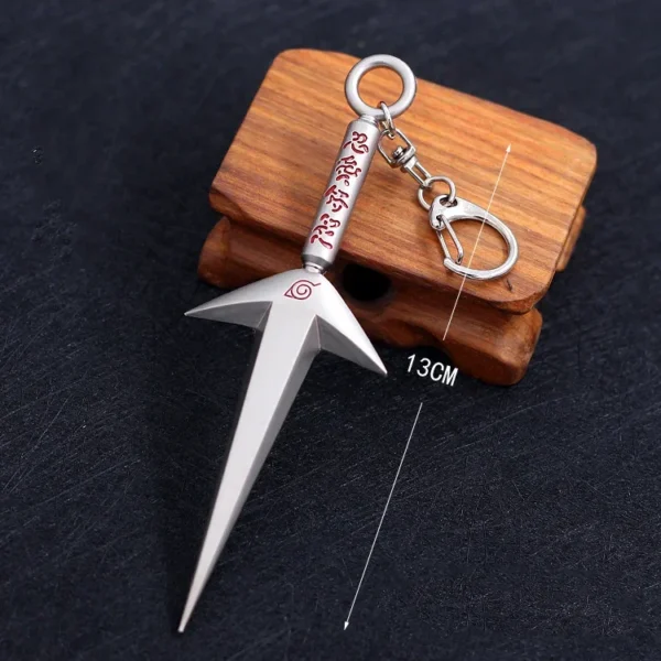 Anime Naruto Kunai Shuriken Konoha Ninja Pendant Keychains Toys