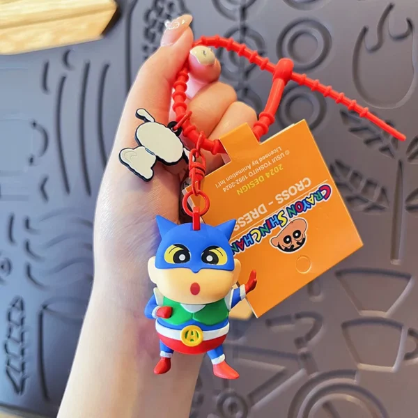 Crayon Shin-chan Keychains Creative Anime Doll Cute Bag Pendant