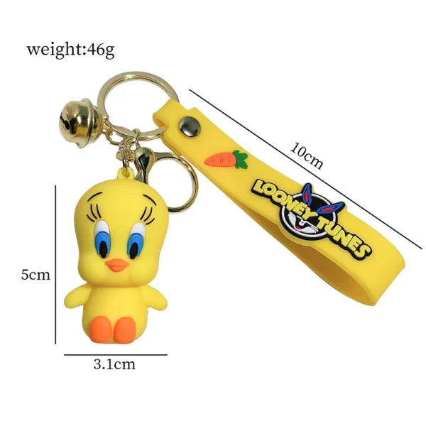 Cartoon Anime Bunny Keychains - Cartoon Doll Design for Car, Bag