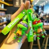 Anime Ninja Turtle Keychain Raphael Donatello Car Bag Accessory