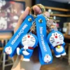 MINISO Doraemon Keychains Silicone Doll Unique Couple Style