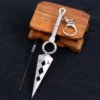 Anime Naruto Kunai Shuriken Konoha Ninja Pendant Keychains Toys