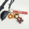 One Piece Anime Keychains Luffy Chopper Figures Cute Pendant