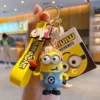 Anime Minions Keychain Cute Cartoon Design Perfect for Keys Bags