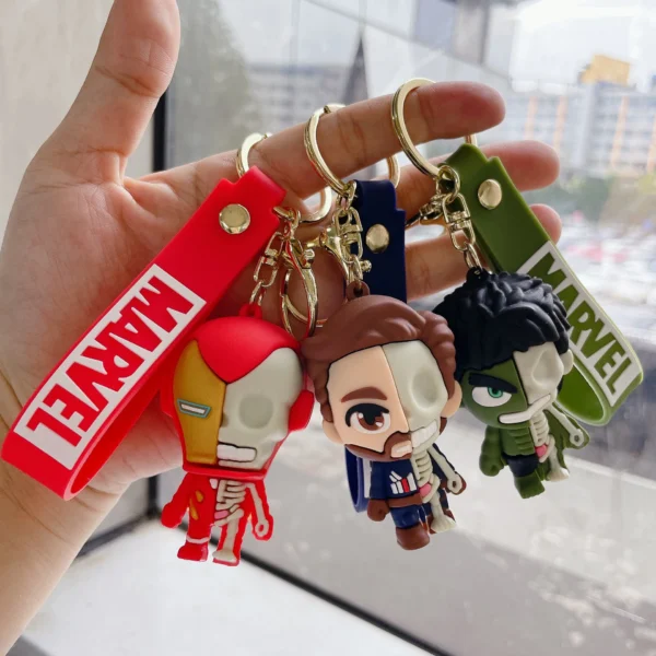 Marvel Avengers Keychains: Spiderman, Iron Man & More