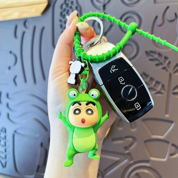 Crayon Shin-chan Keychains Creative Anime Doll Cute Bag Pendant