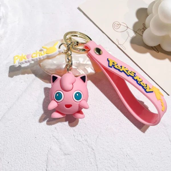 Pokemon Keychains - Pikachu Action Figure, Kawaii Cartoon Charmander Doll