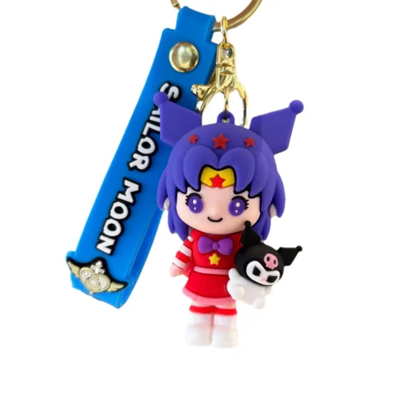 Sailor Moon Keychains Kawaii Girls Pendant, Toy Collection