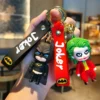 Anime Cartoon Marvel Batman Joker Keychains - Halloween Series Doll Pendant