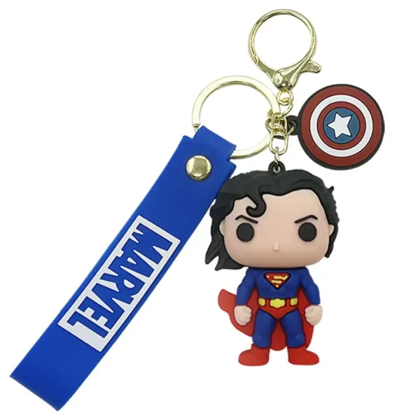 DC Hero Avengers Batman Keychains - Cartoon Anime, Trendy Cool