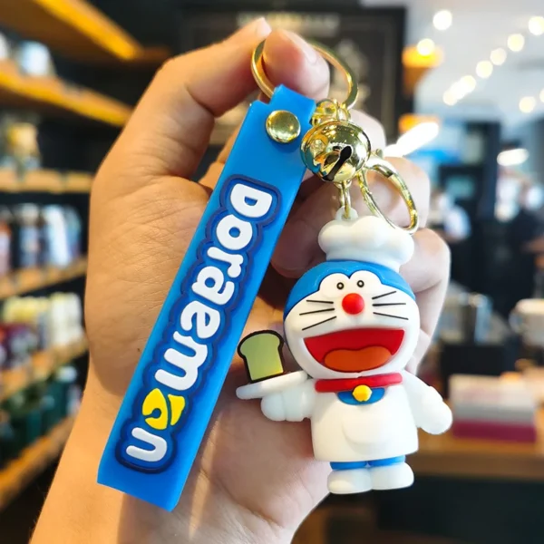 Kawaii Doraemon Keychains Cute Doll Pendant Anime Style