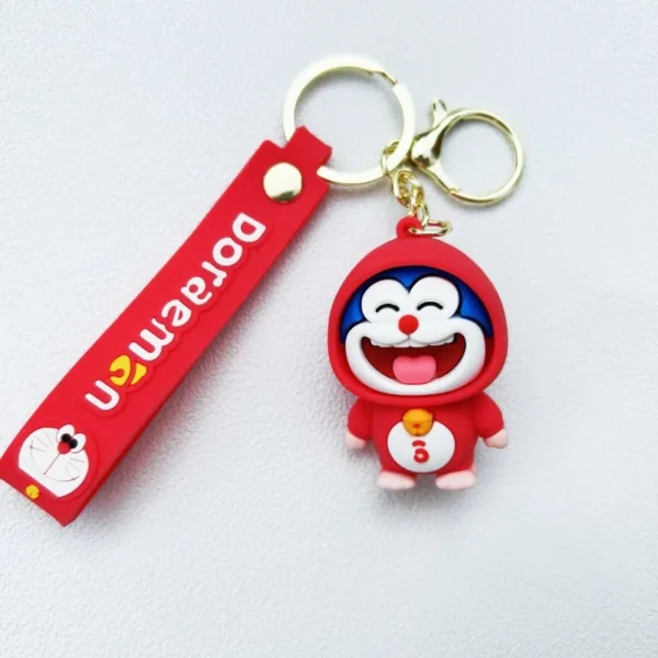 Doraemon Keychains Cute Silicone Pendant Anime Style Gifts