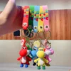 Super Mario Keychains Cute PVC Action Figures Backpack Pendant