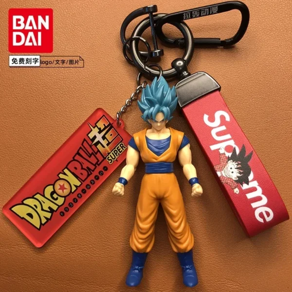 Dragon Ball Z Keychains - Super Saiyan Figures, Car & Bag Charms