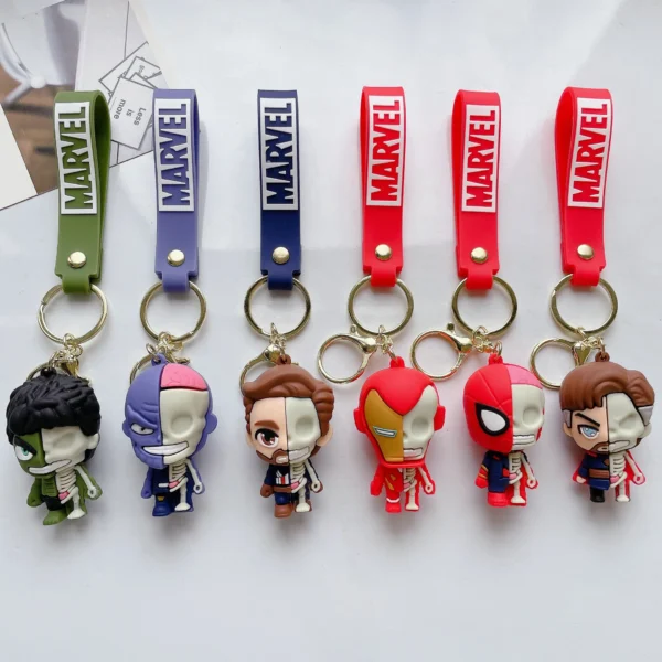 Marvel Avengers Keychains: Spiderman, Iron Man & More