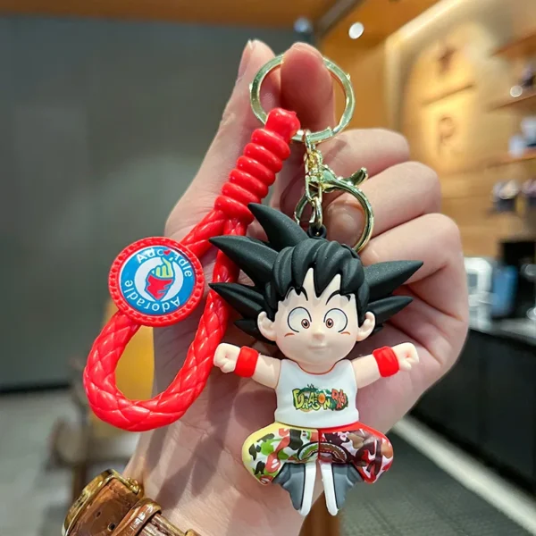 Dragon Ball Keychains - 3D Anime Dolls, Car Pendant Gifts