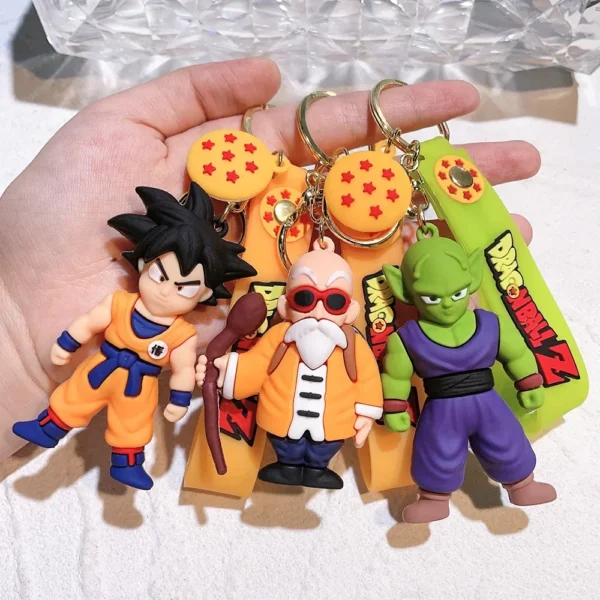 Dragon Ball Keychains - Z Super Saiyan Series, High-Quality PVC