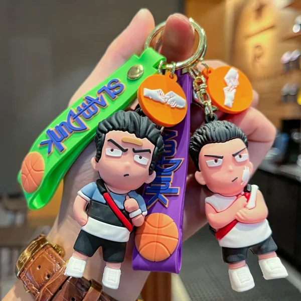 Slam Dunk Master Keychains Creative Anime Basketball Boy Doll Pendant