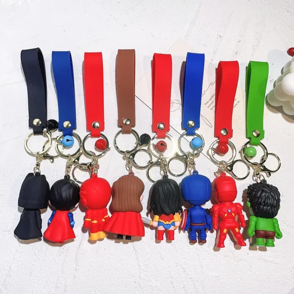 Marvel Keychains - Avengers, Deadpool, Iron Man, Unique