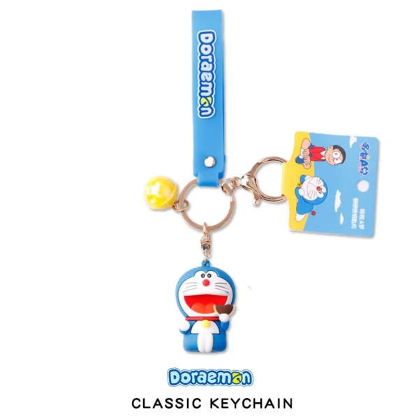 Doraemon Cartoon Anime Keychains Cute Doll PVC 11CM