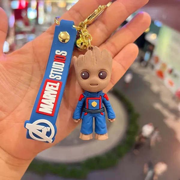 Marvel Guardians Keychains - Groot, Rocket, Raccoon for Fans