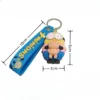 Cartoon Minions Keychain Despicable Me PVC Doll Car Pendant Toy