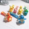 Pokemon Keychains - Pikachu Action Figure, Kawaii Cartoon Charmander Doll