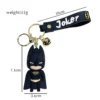 Anime Cartoon Marvel Batman Joker Keychains - Halloween Series Doll Pendant