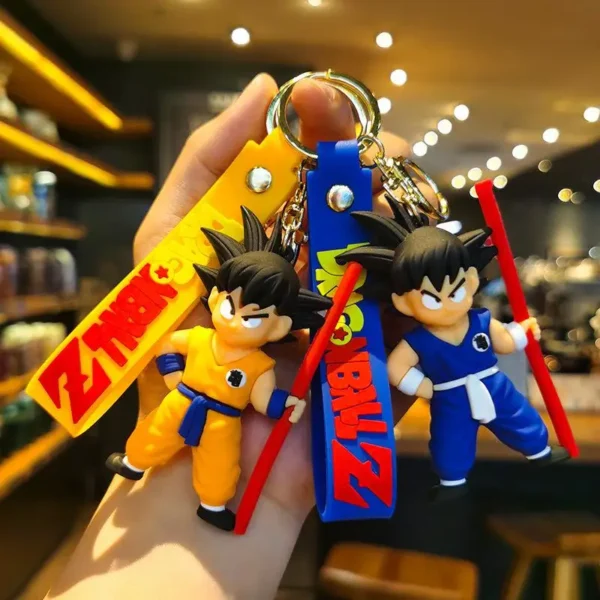 Dragon Ball Son Goku Keychains - Cute Anime, Schoolbag Pendant