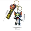 Tom & Jerry Keychains - Cute Cat & Mouse Action Figures