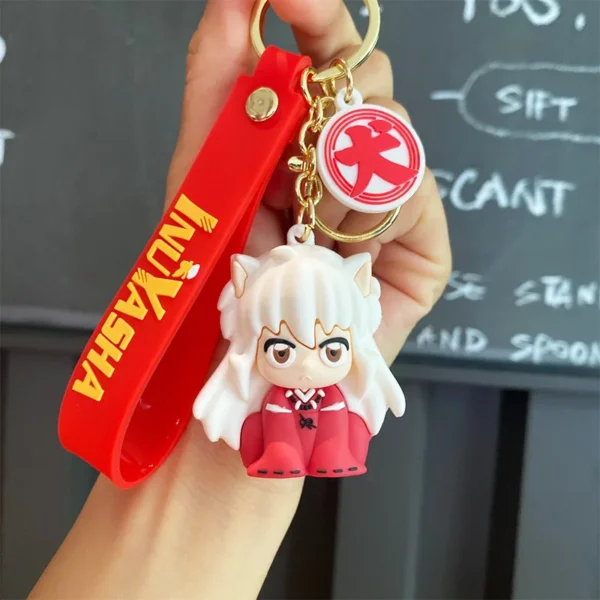 Anime Inuyasha Creative Q Version Keychains, Unique Sesshomaru Design, Fashion Accessory