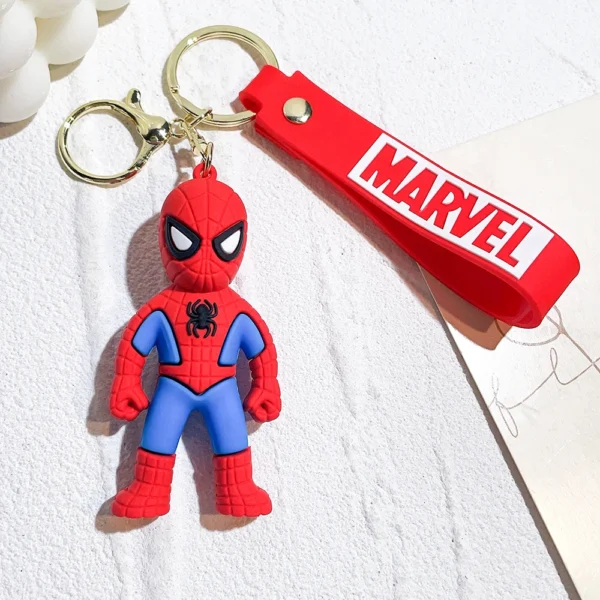 Disney Marvel Keychains - Iron Man, Spider Man