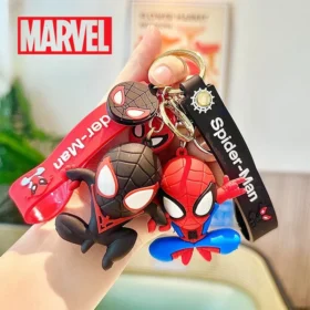 Disney Marvel Spider-Man Keychains: Creative PVC Action Figures