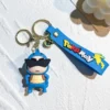 Bandai Anime Crayon Shin-chan Keychains Pikachu Funny Cosplay